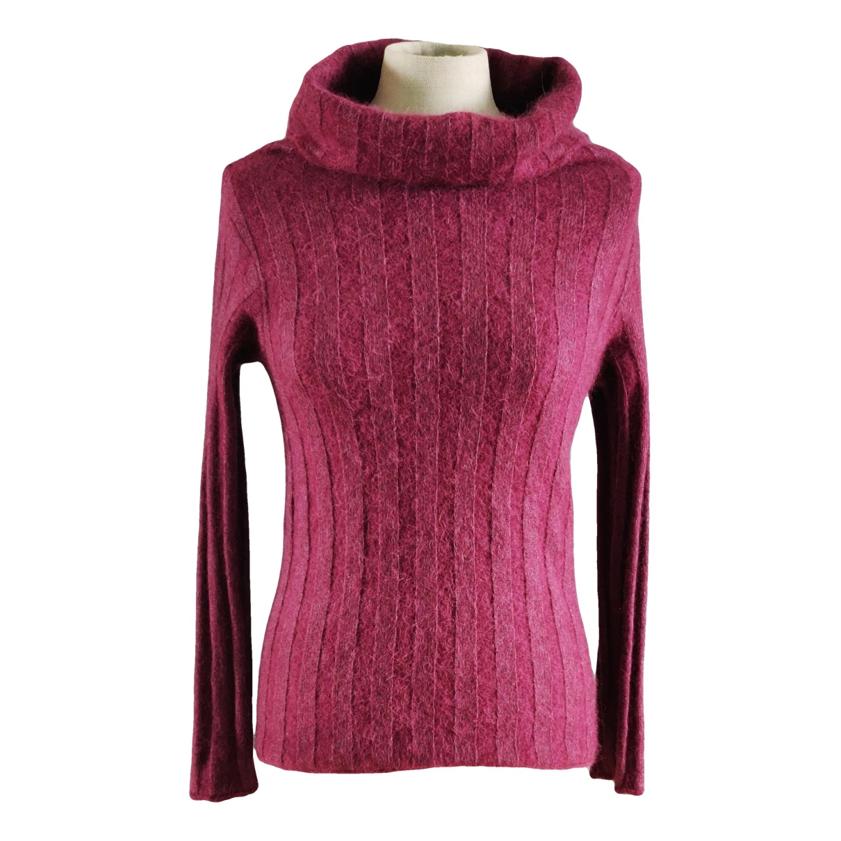 Pre-owned Marc O'polo Wool Jumper In Burgundy