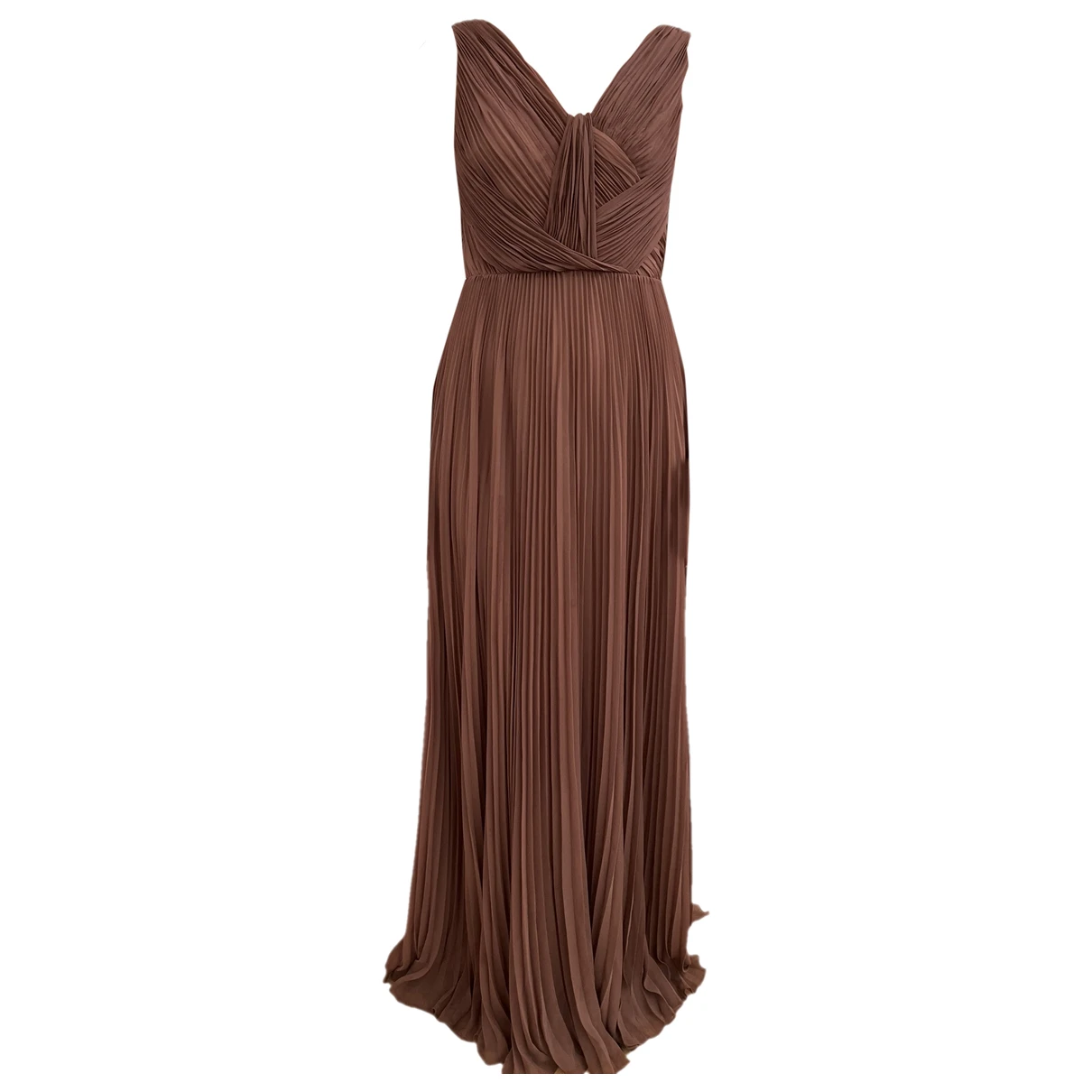 Pre-owned Hoss Intropia Maxi Dress In Brown
