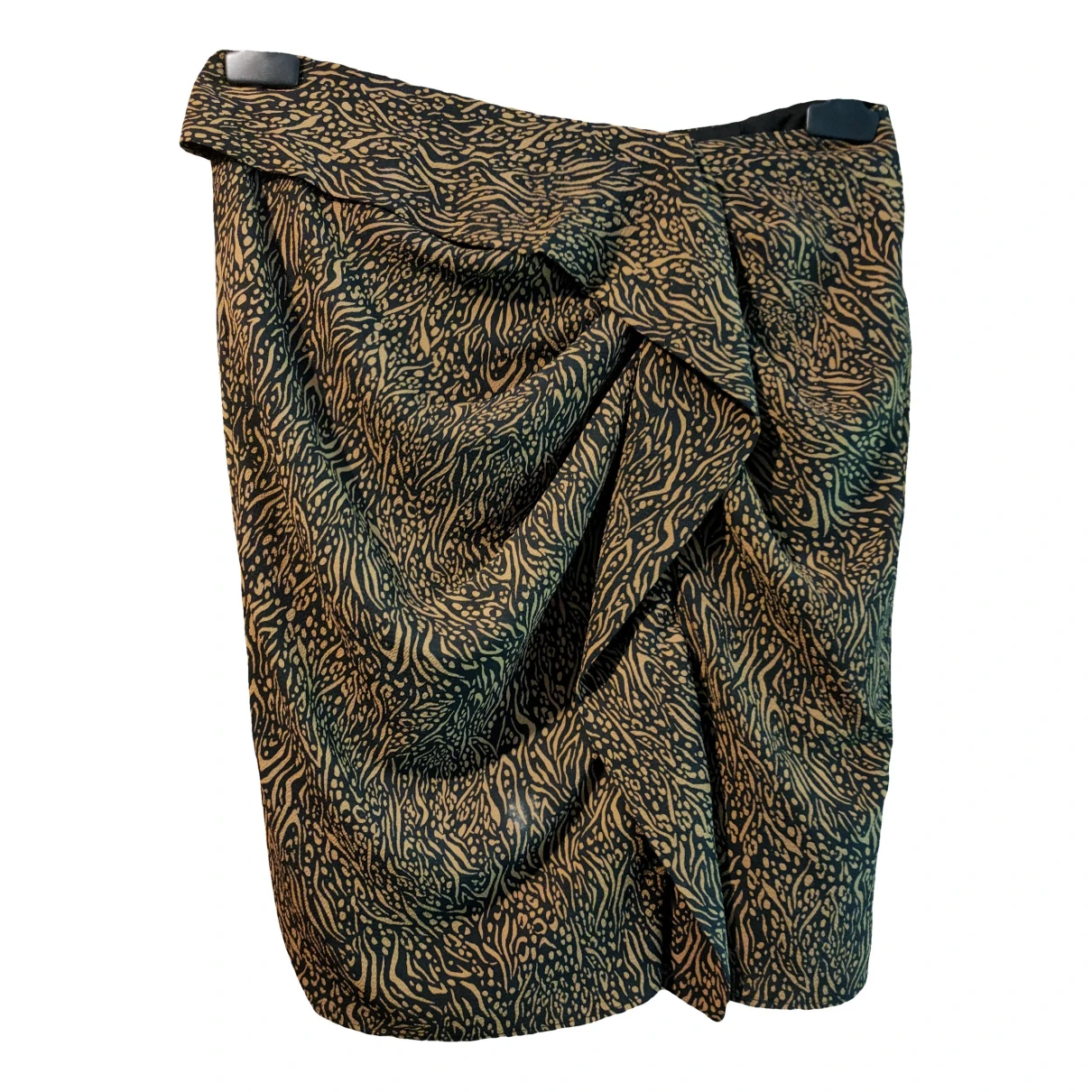 Pre-owned Ikks Mid-length Skirt In Brown