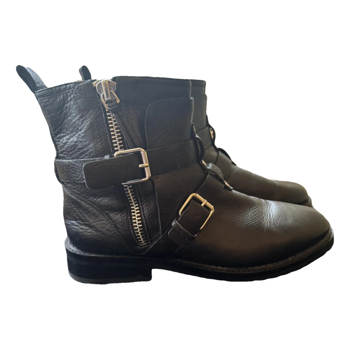 Pre-owned Rebecca Minkoff Leather Boots In Black
