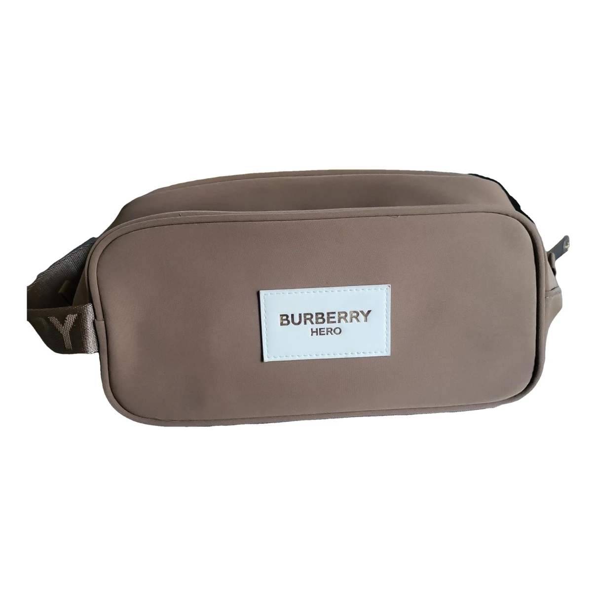 Pre-owned Burberry Cloth Small Bag In Brown