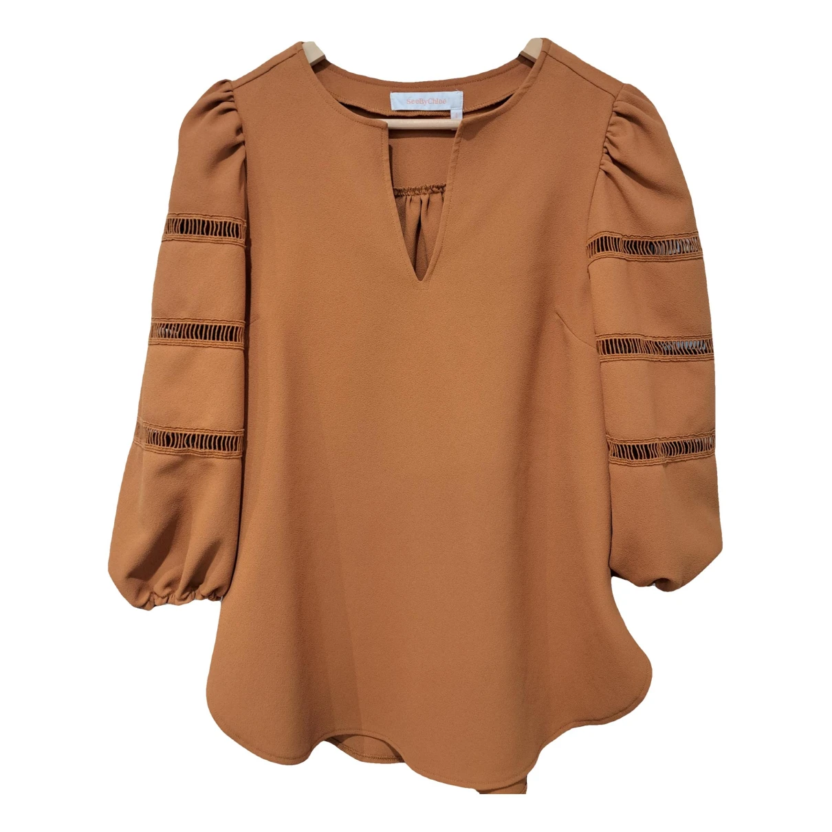 Pre-owned See By Chloé Blouse In Camel