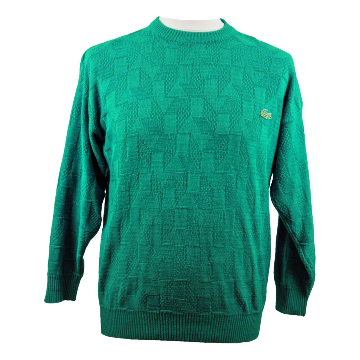 Pre-owned Lacoste Pull In Green