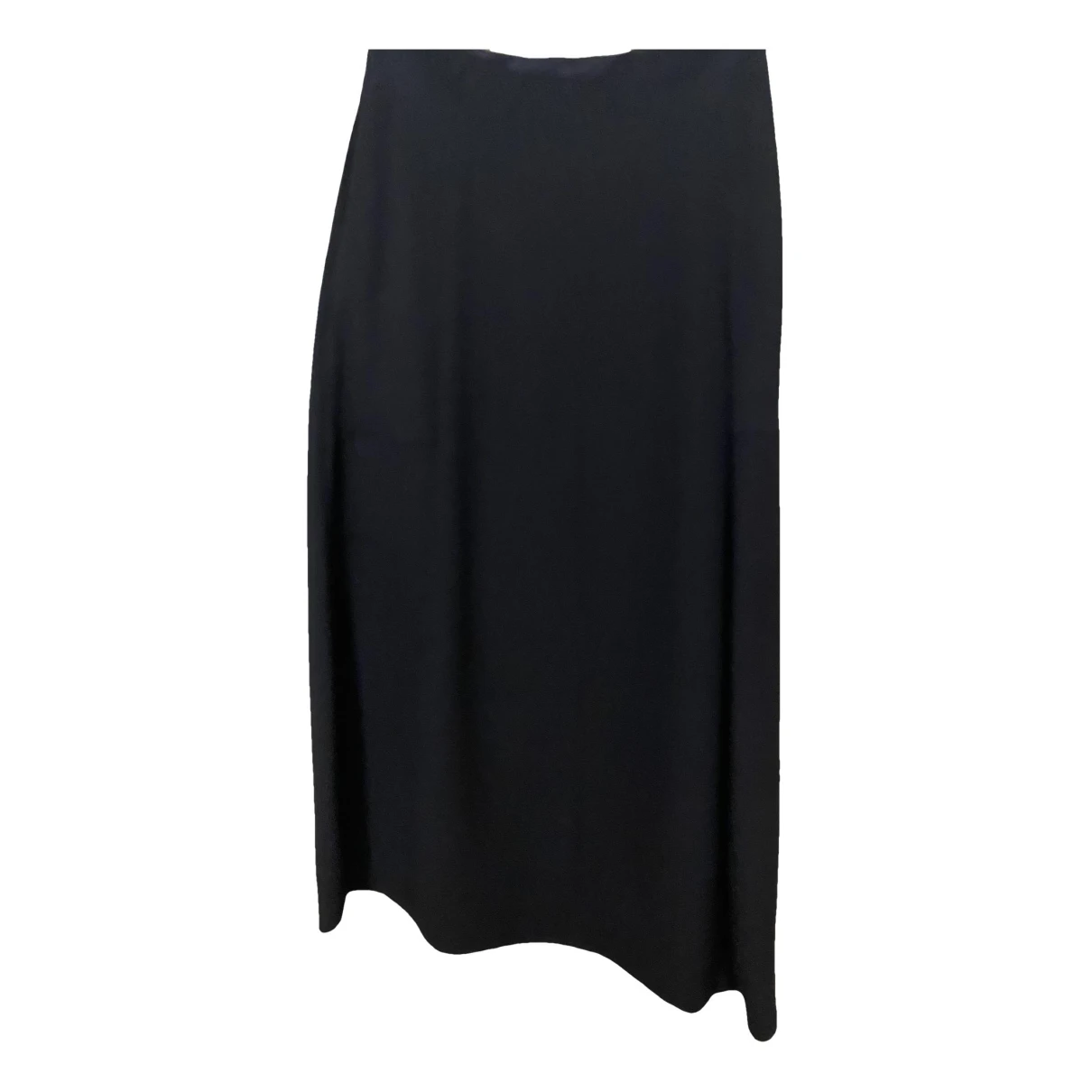 Pre-owned Giorgio Armani Maxi Skirt In Black