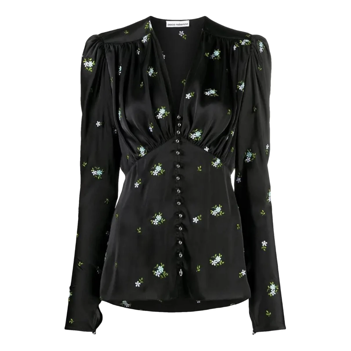 Pre-owned Paco Rabanne Blouse In Black