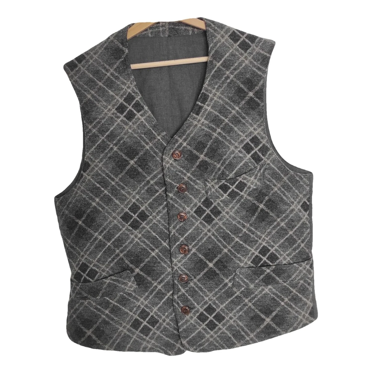 Pre-owned Giorgio Armani Wool Vest In Multicolour