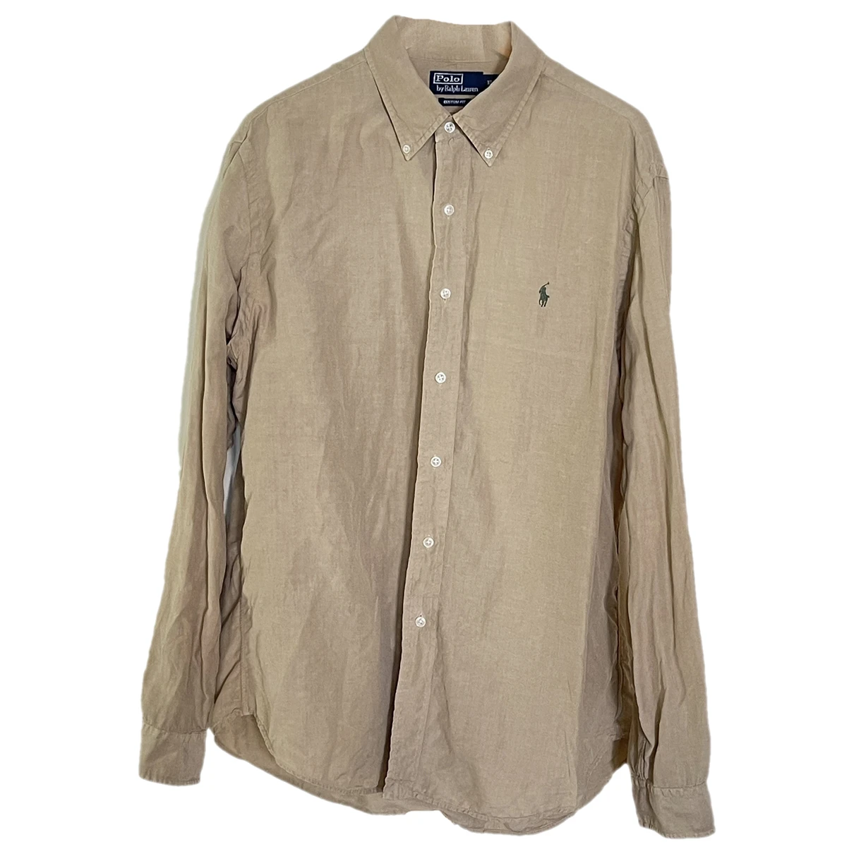 Pre-owned Polo Ralph Lauren Linen Shirt In Khaki