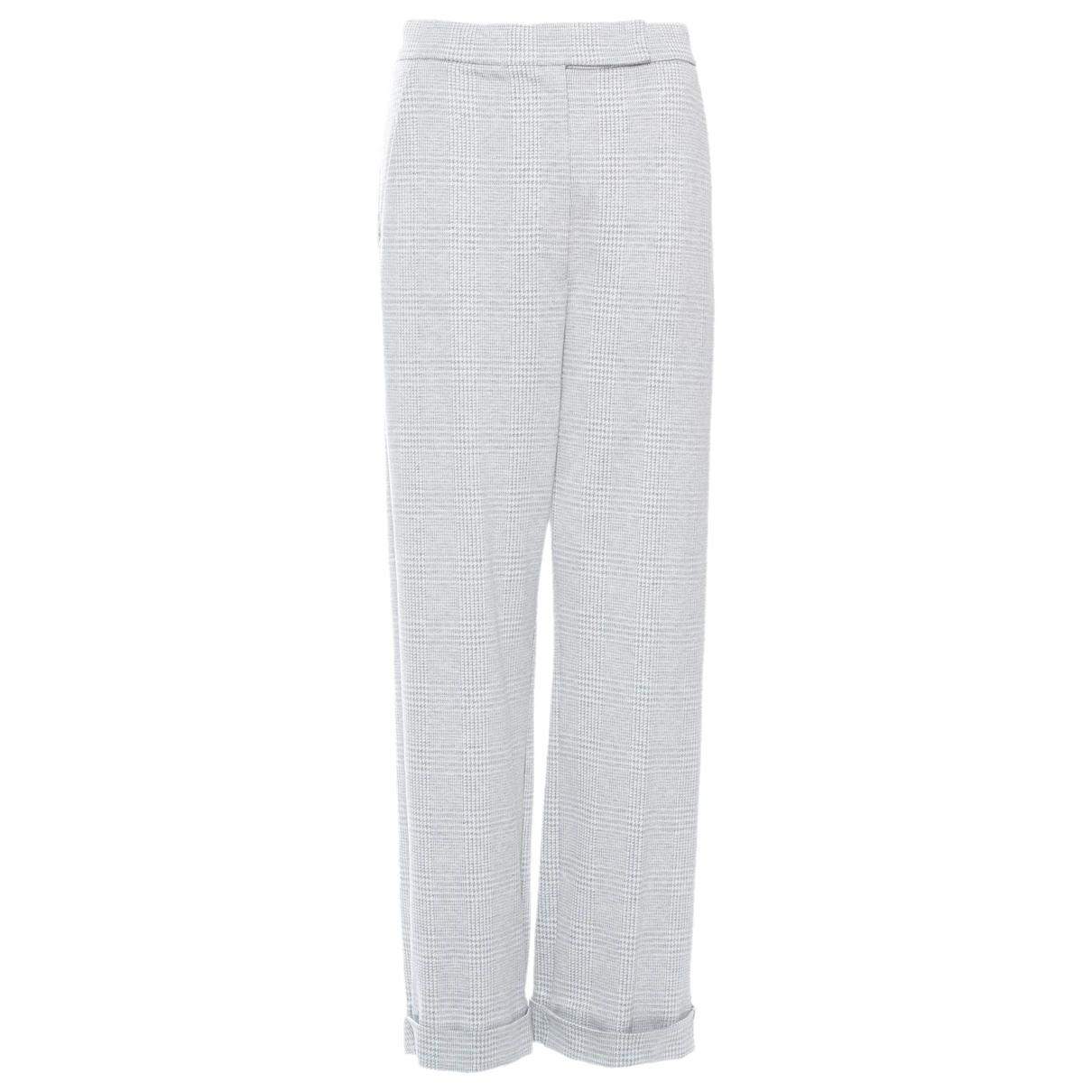 Pre-owned Max Mara Trousers In Grey
