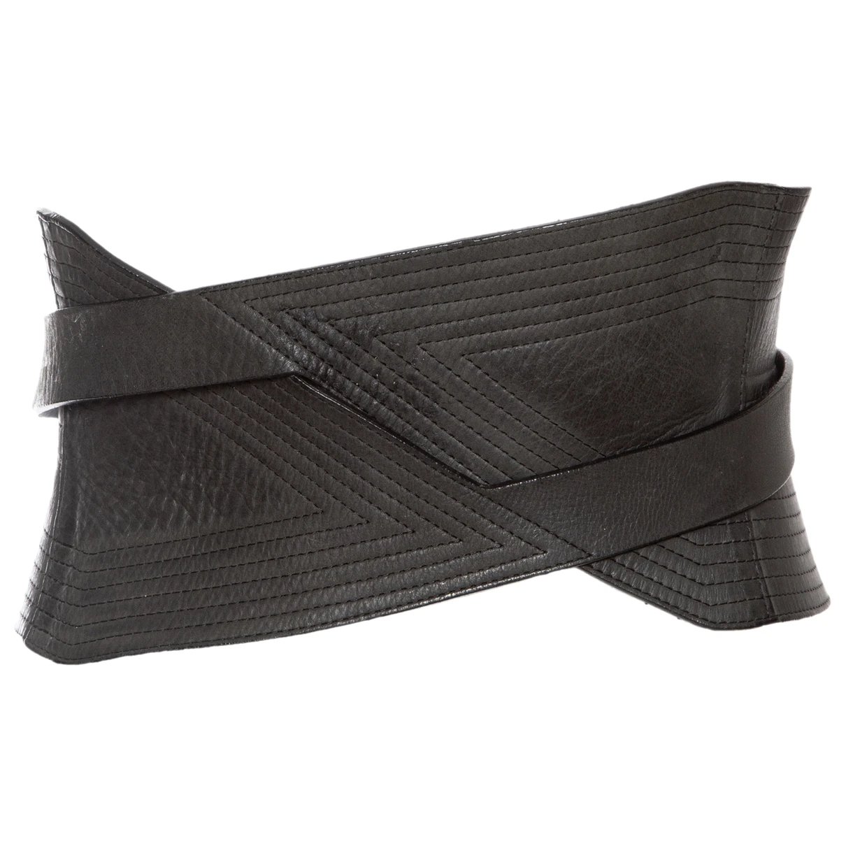 Pre-owned Haider Ackermann Leather Belt In Black