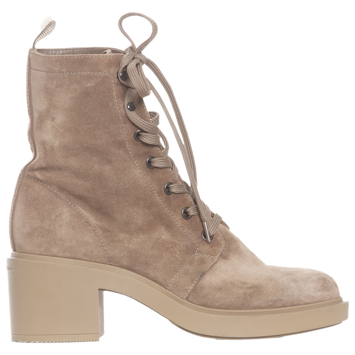 Pre-owned Gianvito Rossi Biker Boots In Camel