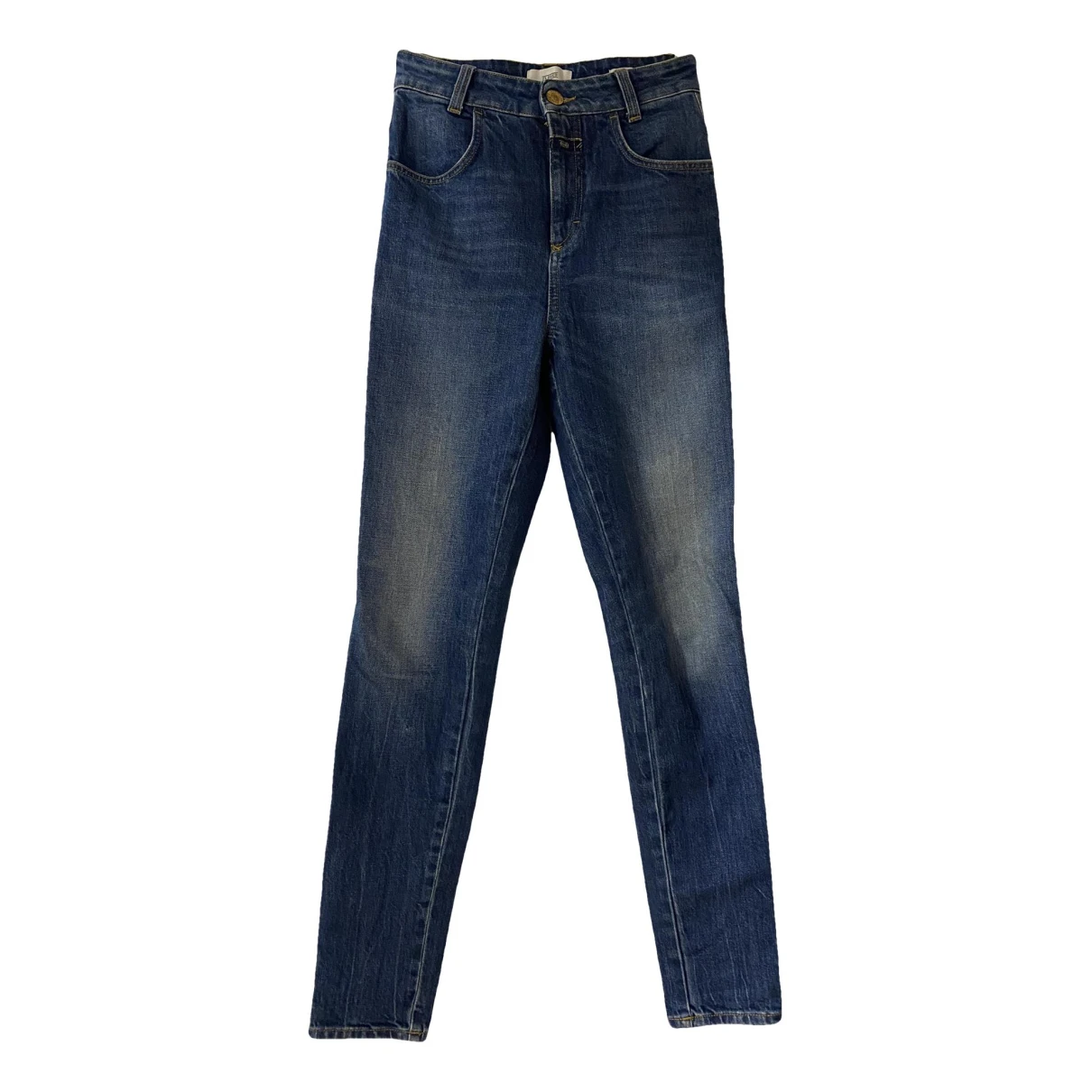 Pre-owned Closed Slim Jeans In Blue