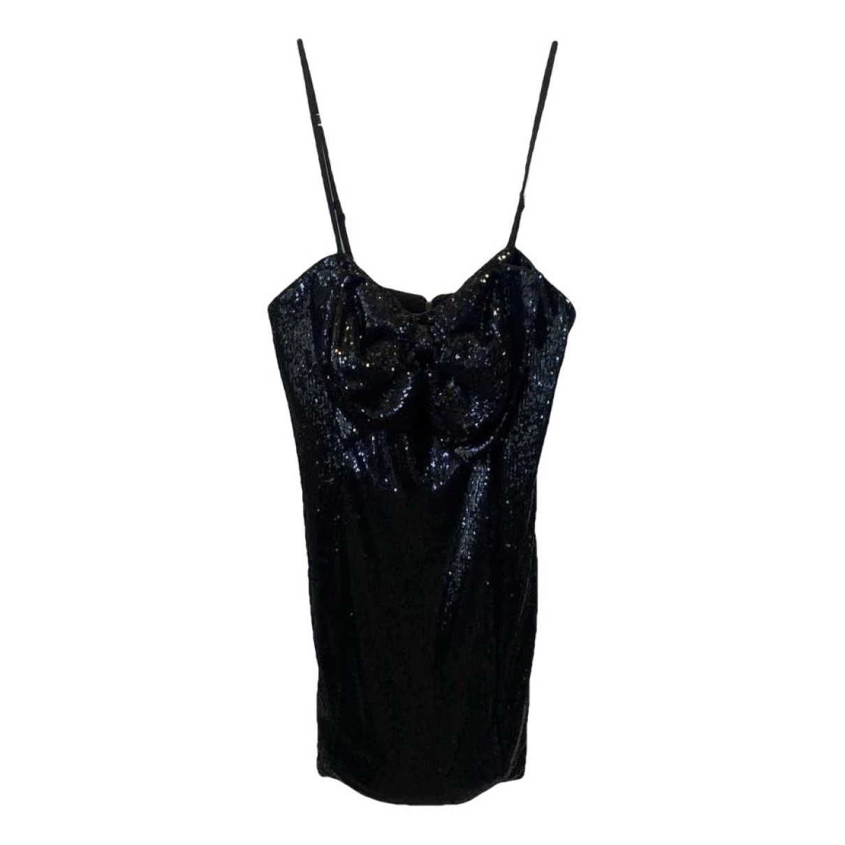 Pre-owned Ronny Kobo Mini Dress In Black