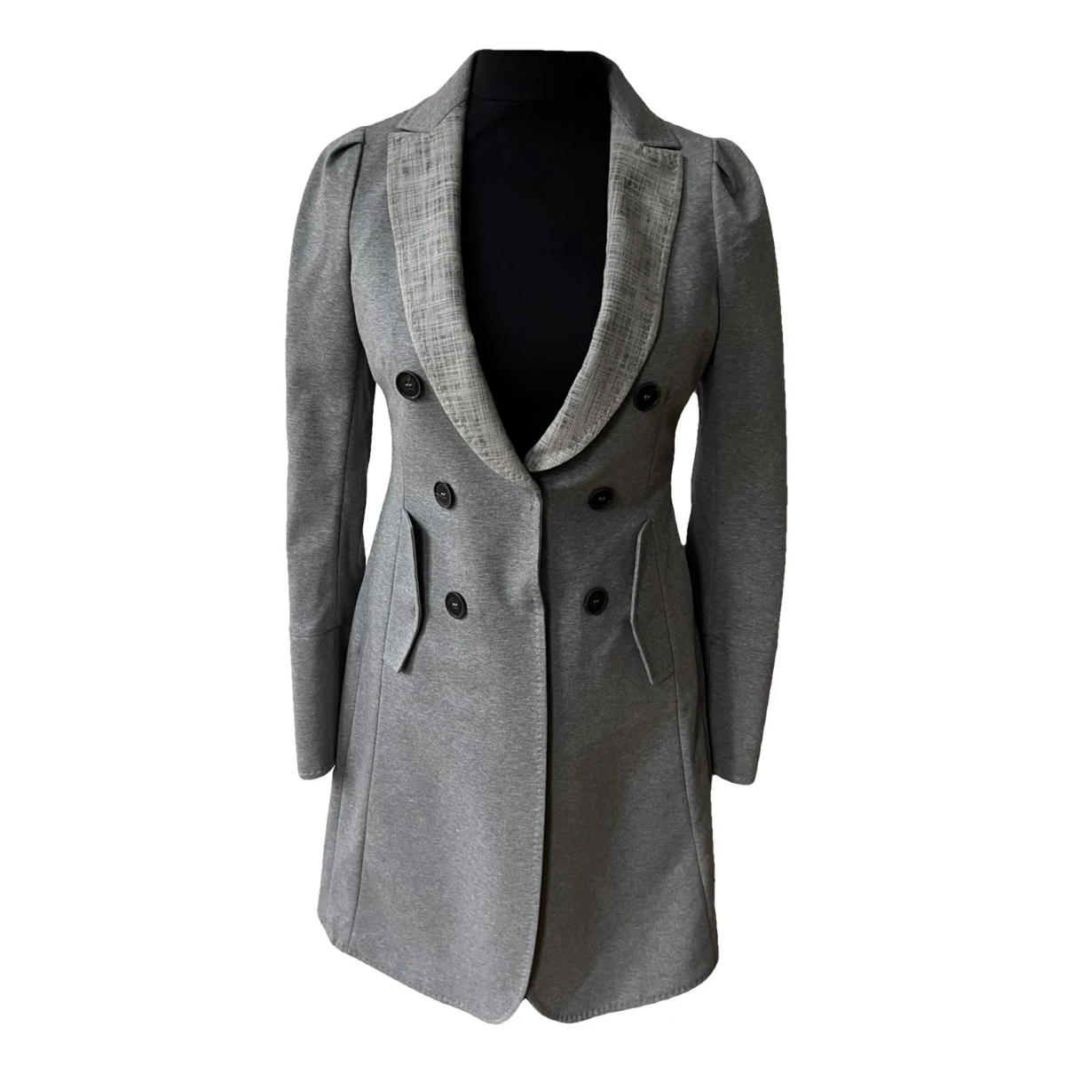 Pre-owned Brunello Cucinelli Coat In Grey
