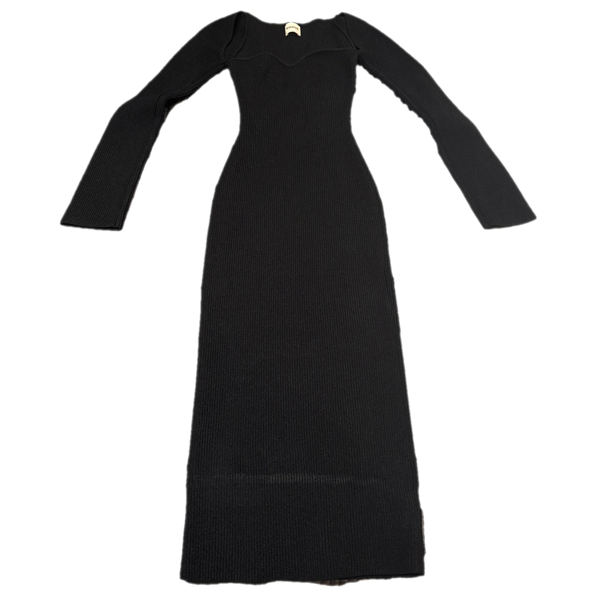Pre-owned Khaite Mid-length Dress In Black