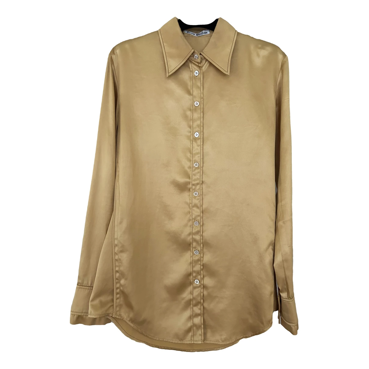 Pre-owned Acne Studios Blouse In Gold