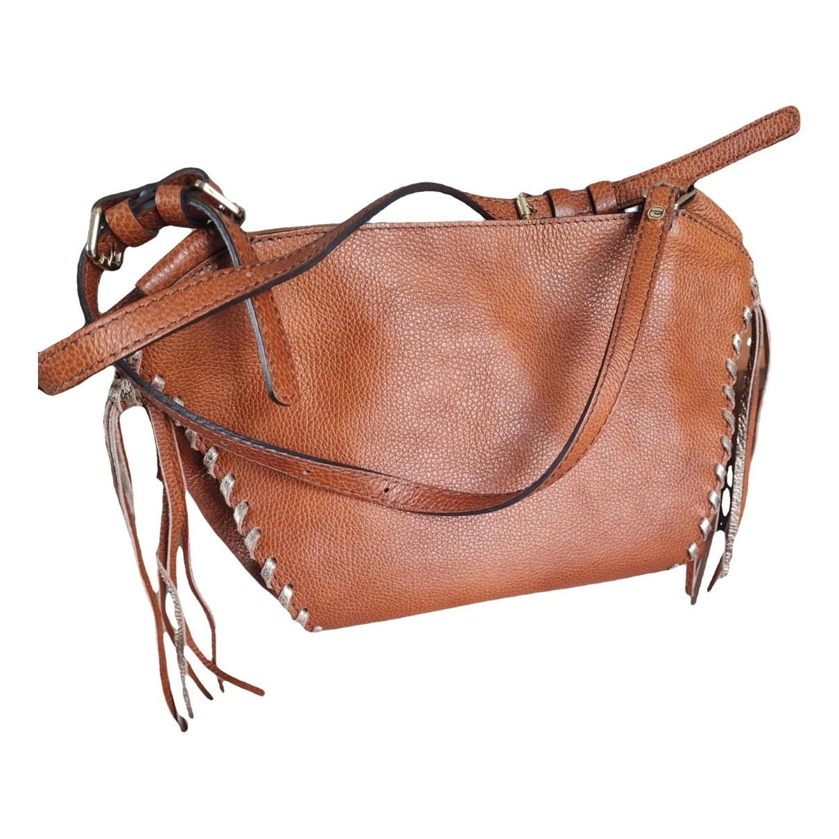 Pre-owned Gianni Chiarini Leather Handbag In Brown