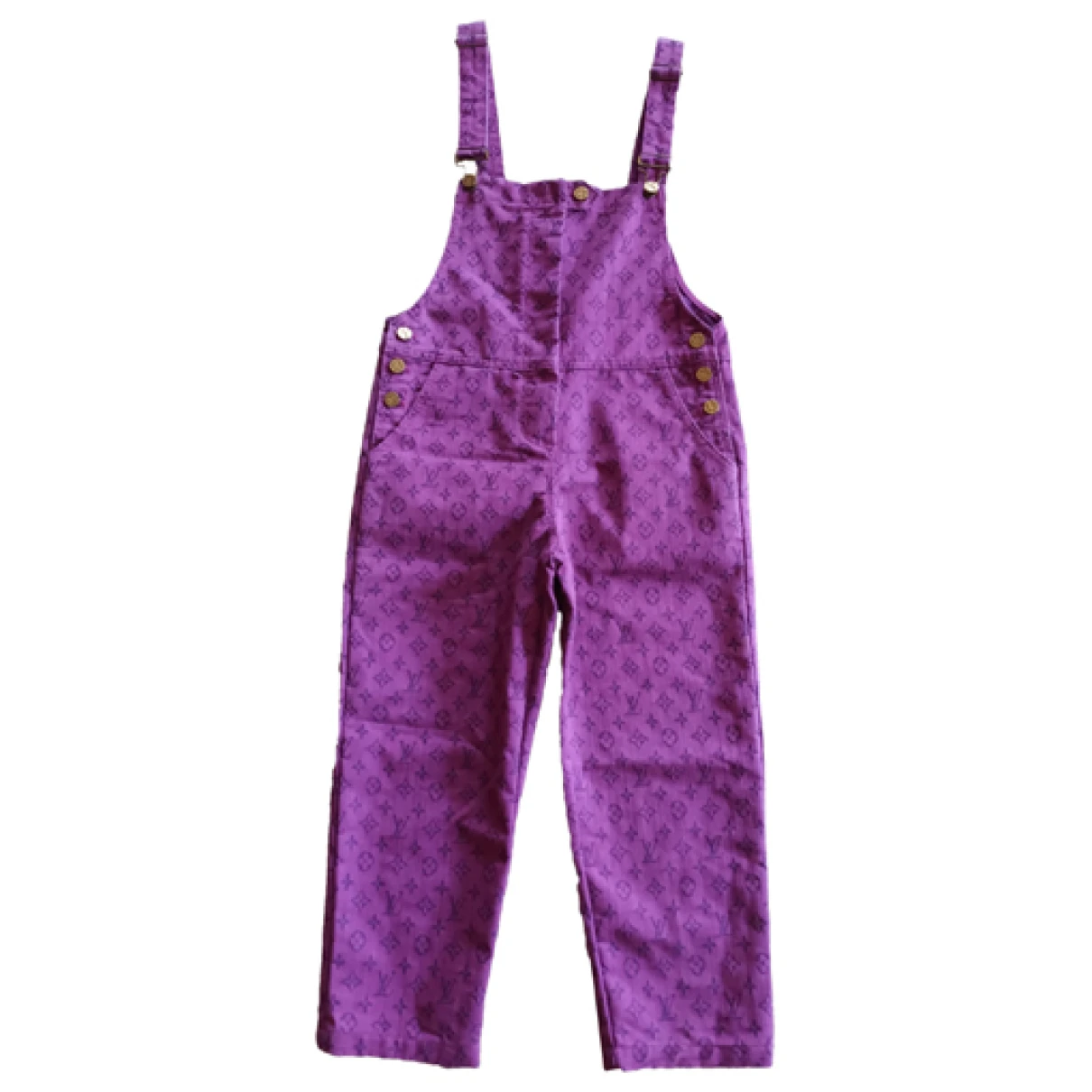 Pre-owned Louis Vuitton Jumpsuit In Purple