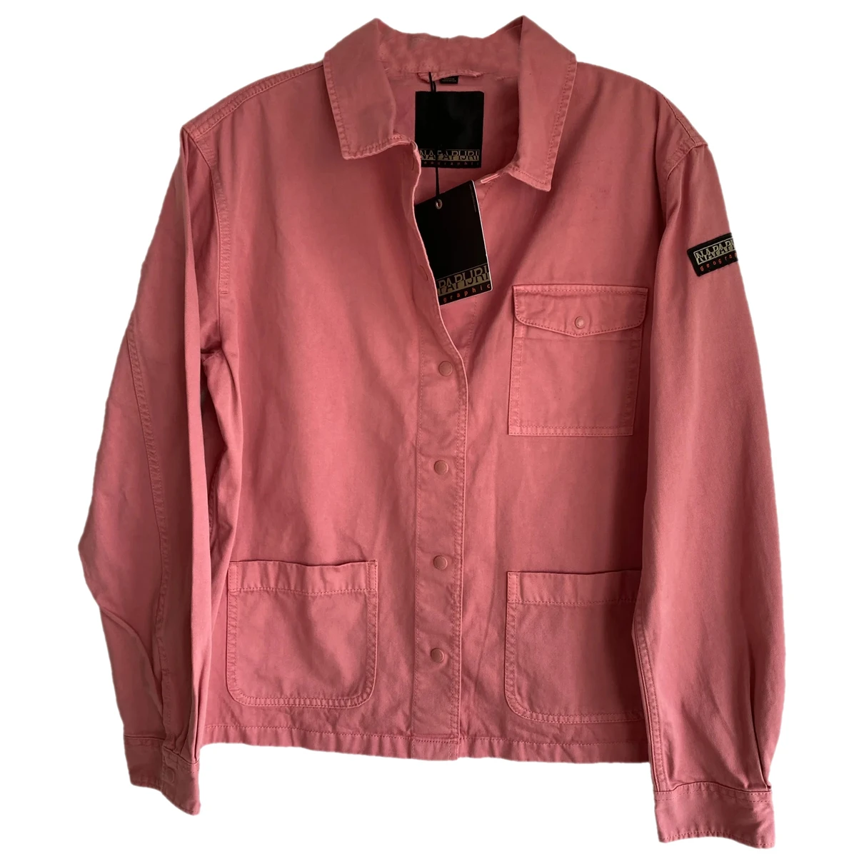 Pre-owned Napapijri Jacket In Pink