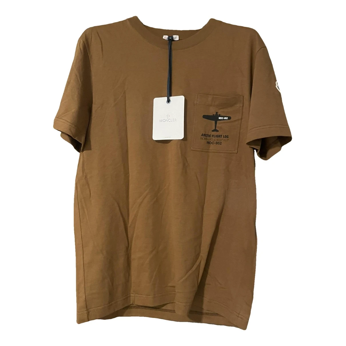 Pre-owned Moncler T-shirt In Brown