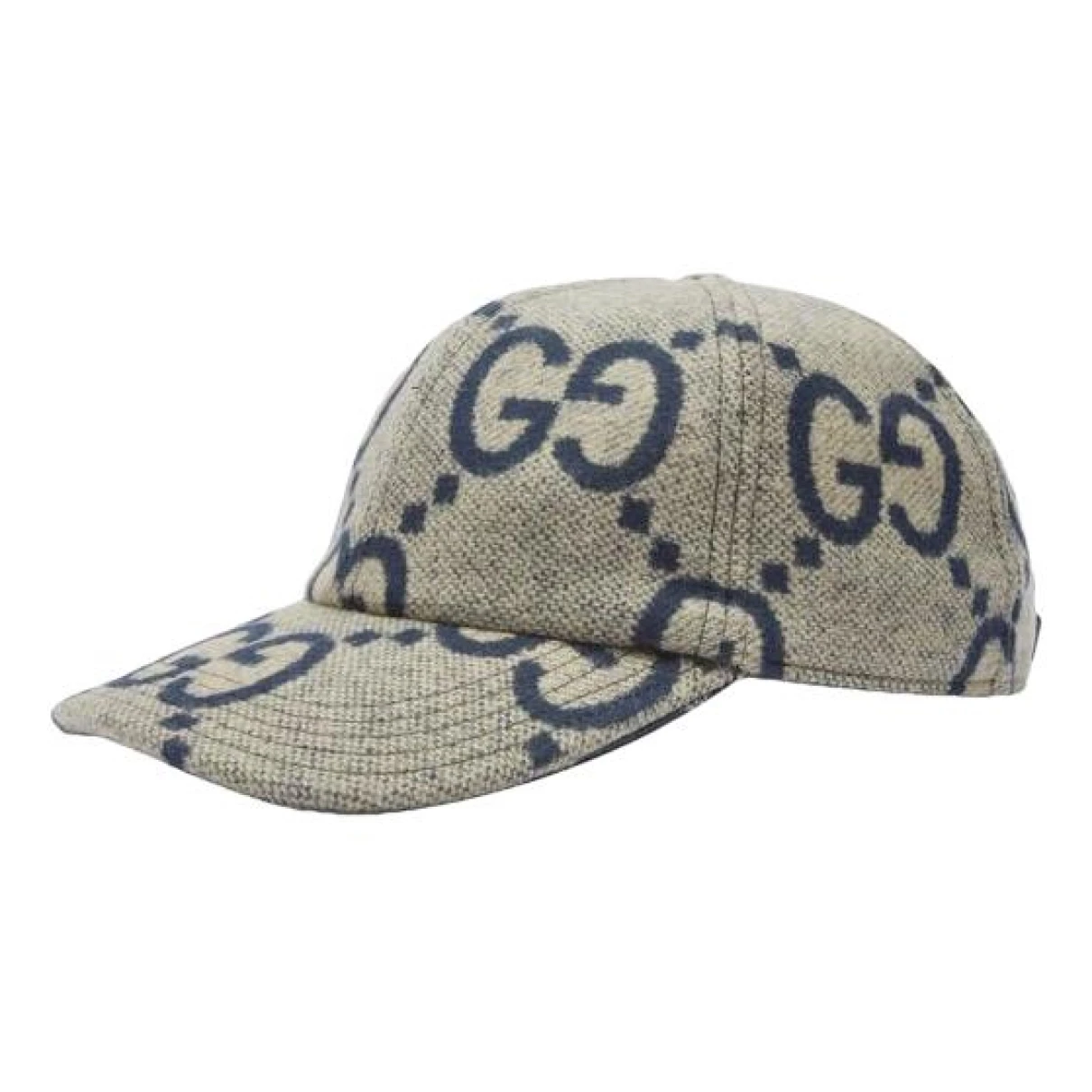 Pre-owned Gucci Cashmere Hat In Grey