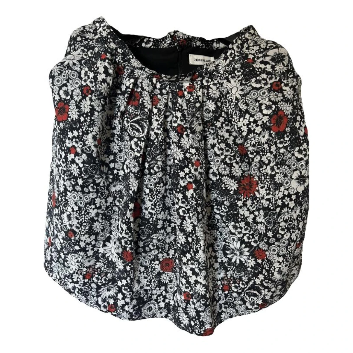 Pre-owned Zadig & Voltaire Silk Mini Skirt In Multicolour