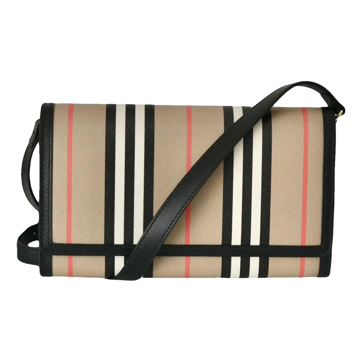 Pre-owned Burberry Cloth Crossbody Bag In Multicolour