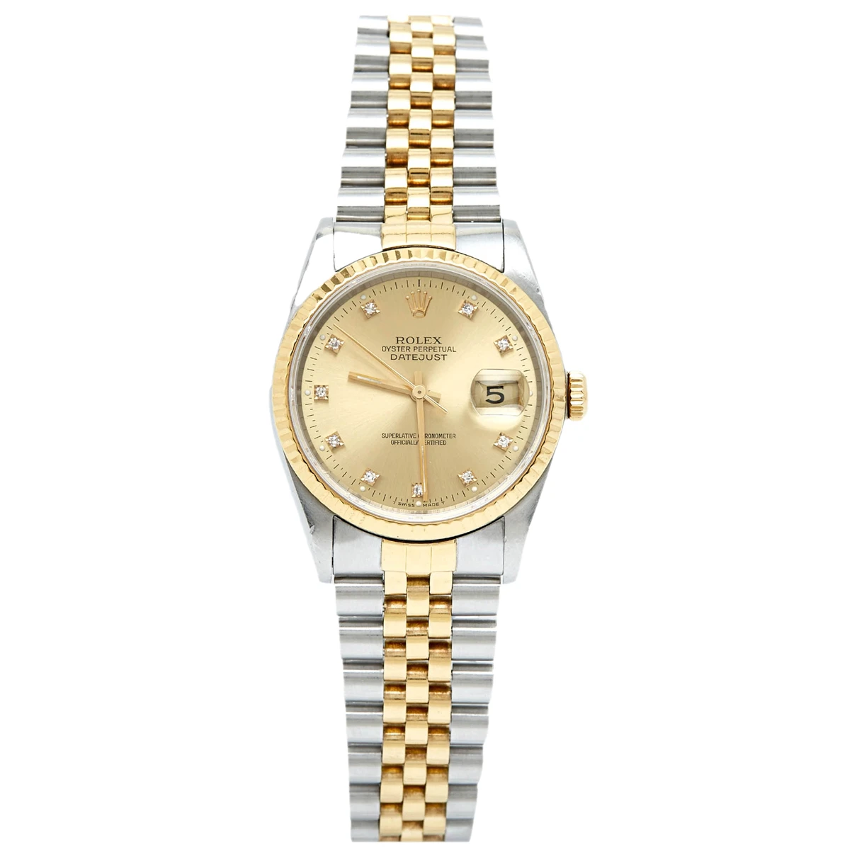 Pre-owned Rolex Watch In Yellow