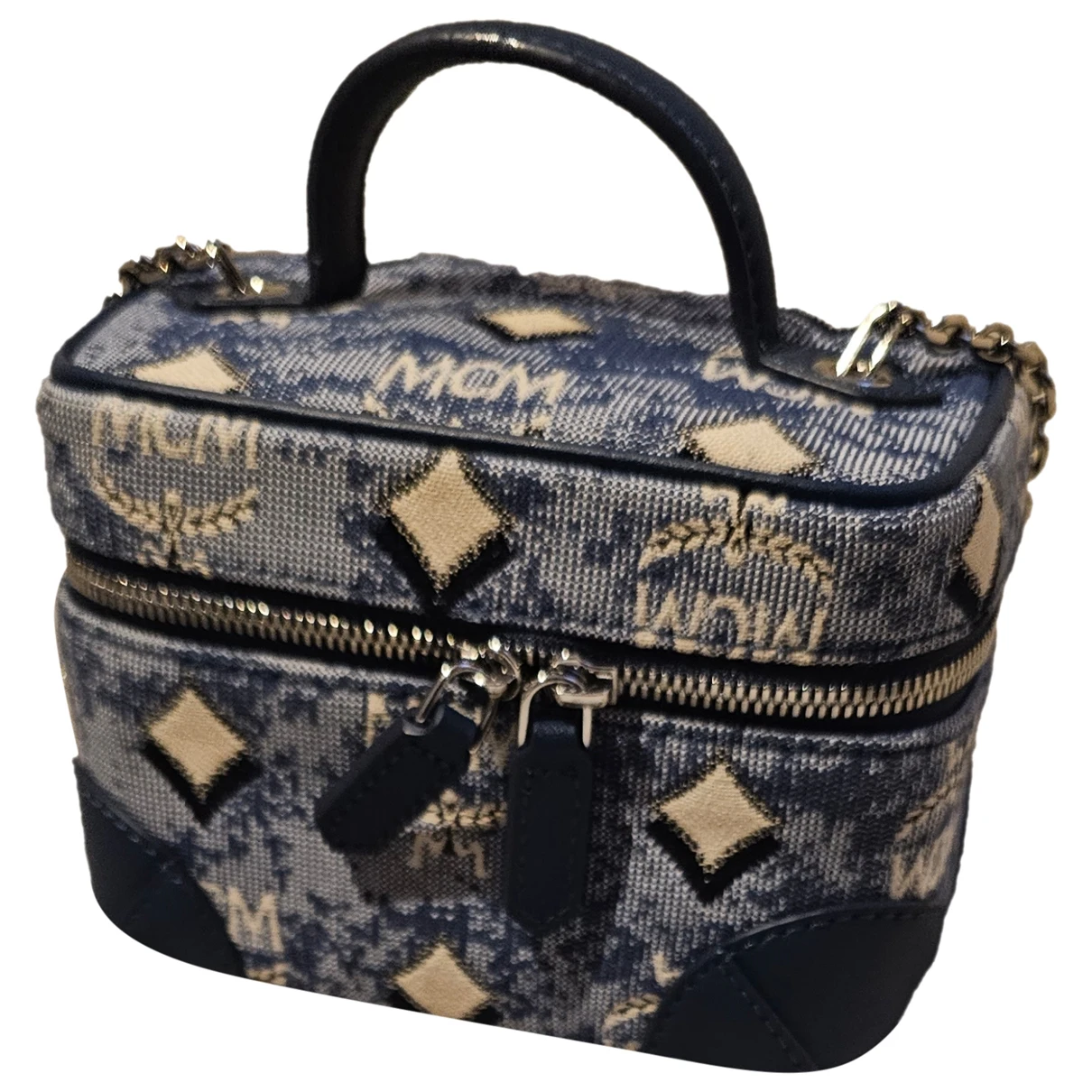 Pre-owned Mcm Handbag In Blue