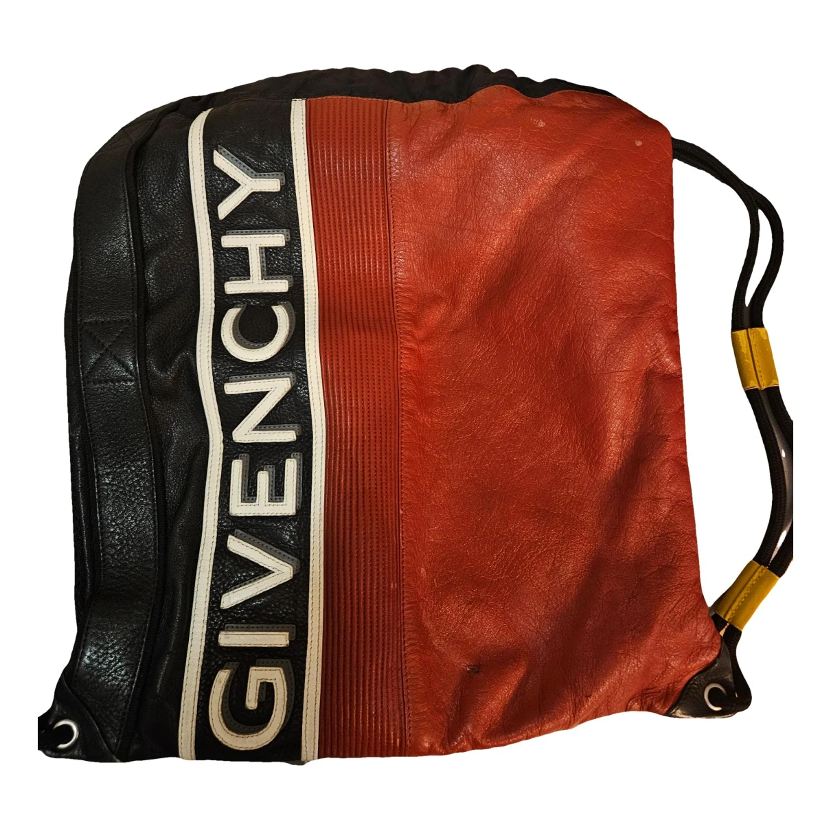 Pre-owned Givenchy Leather Weekend Bag In Multicolour