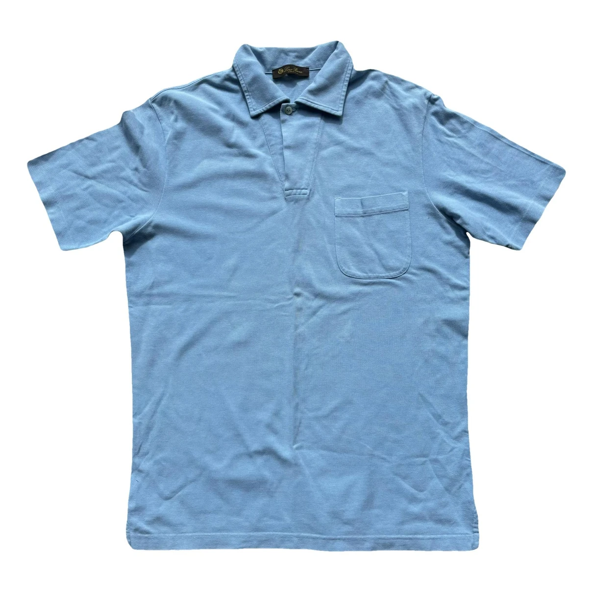 Pre-owned Loro Piana Polo Shirt In Blue