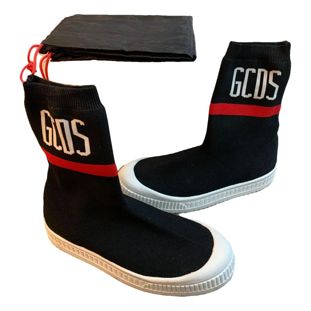 Pre-owned Gcds Boots In Black