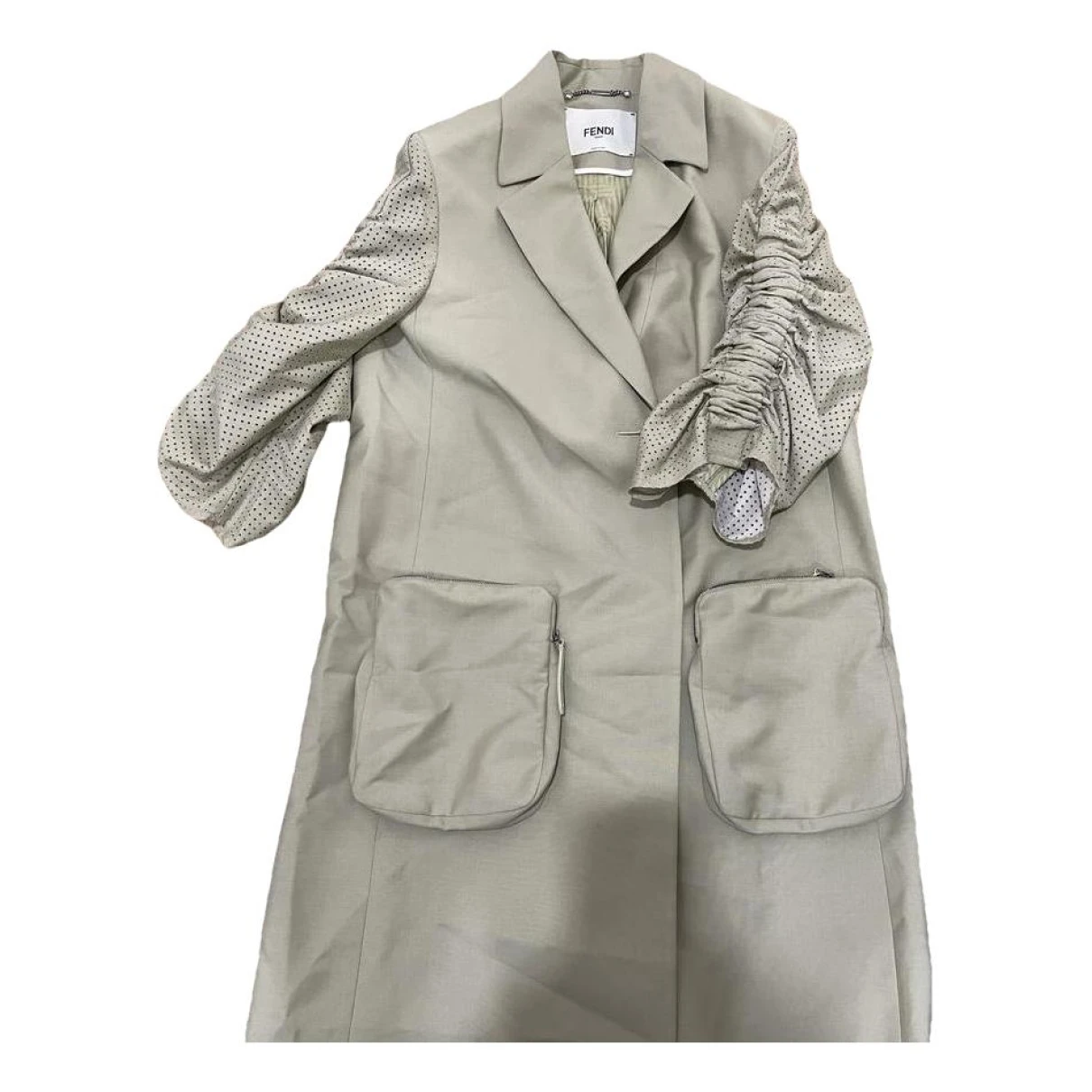 Pre-owned Fendi Trench Coat In Other