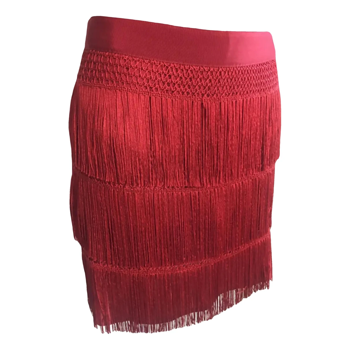 Pre-owned Alberta Ferretti Skirt In Red