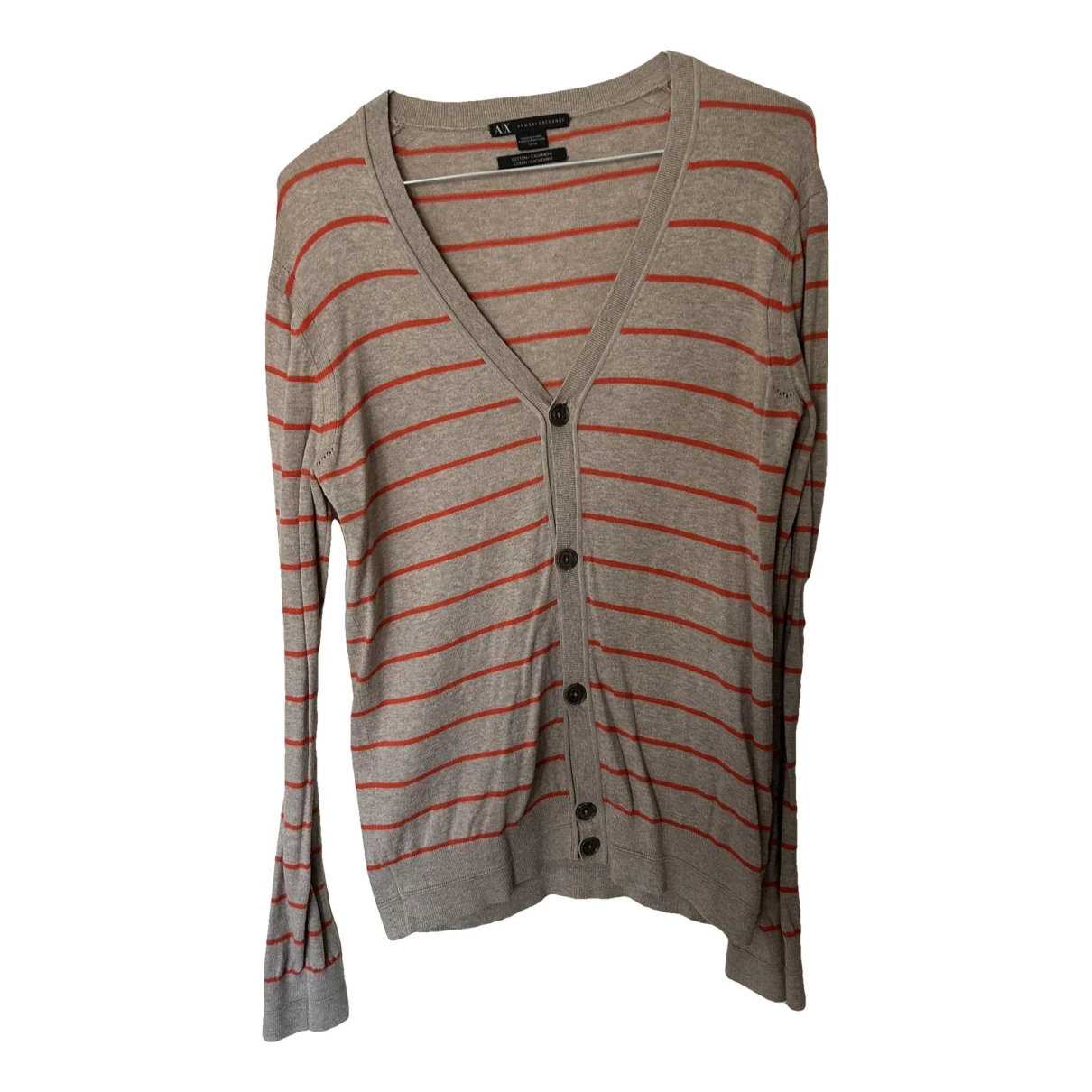 Pre-owned Armani Exchange Cardigan In Grey