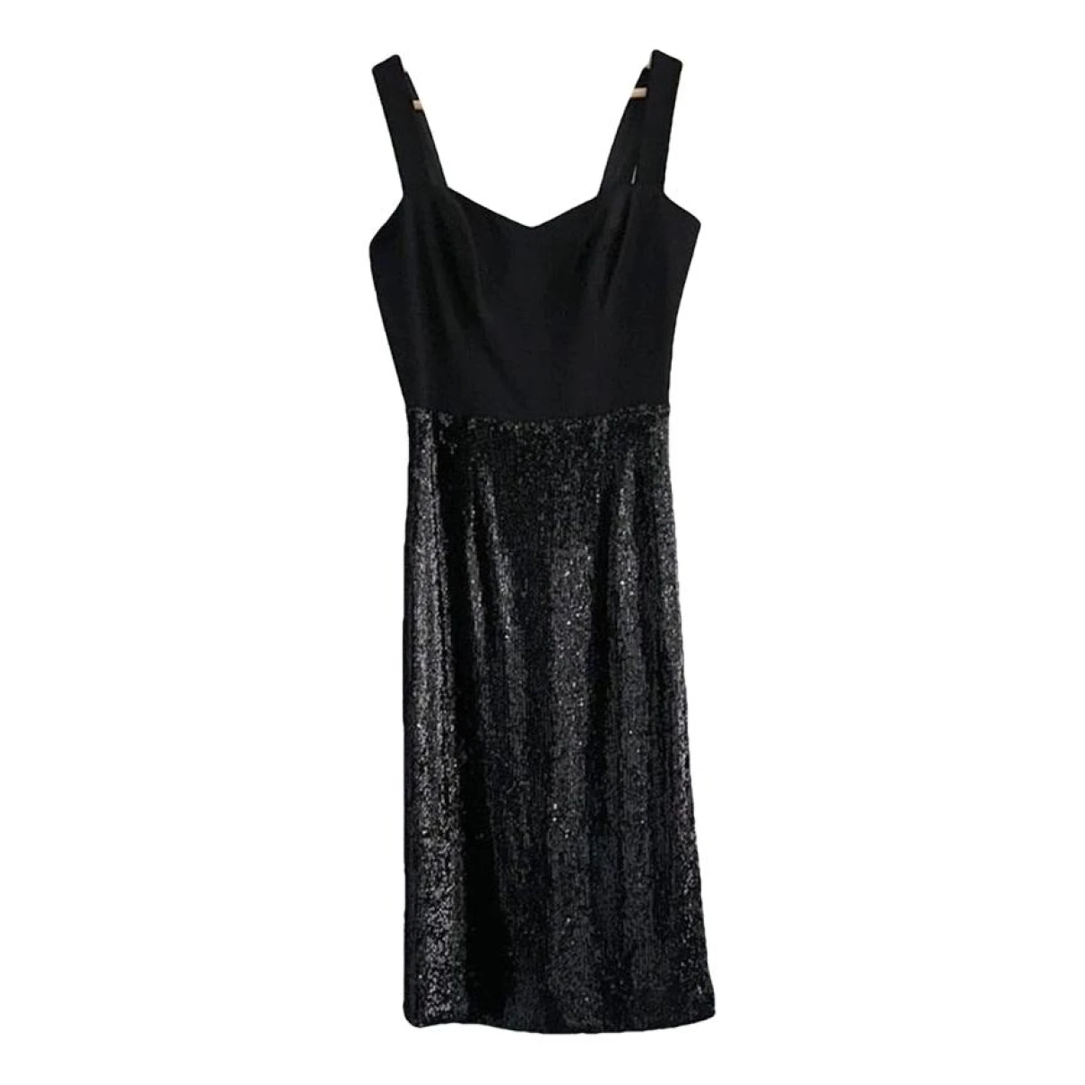 Pre-owned Dress The Population Mini Dress In Black