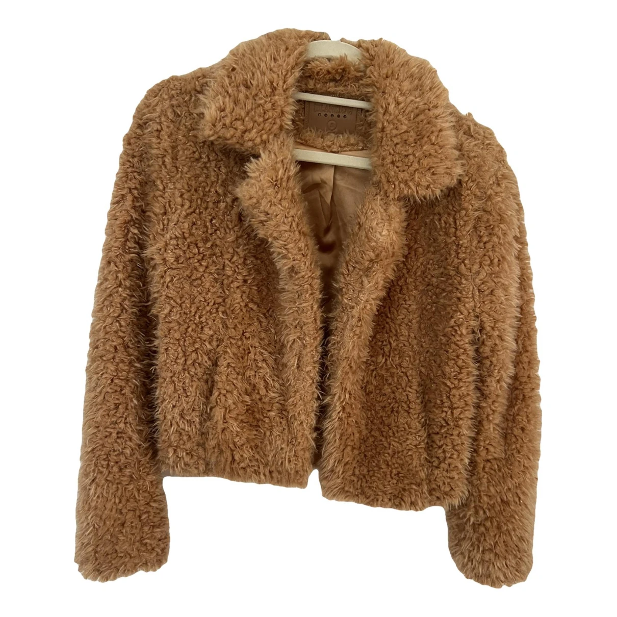 Pre-owned Blanknyc Faux Fur Jacket In Camel