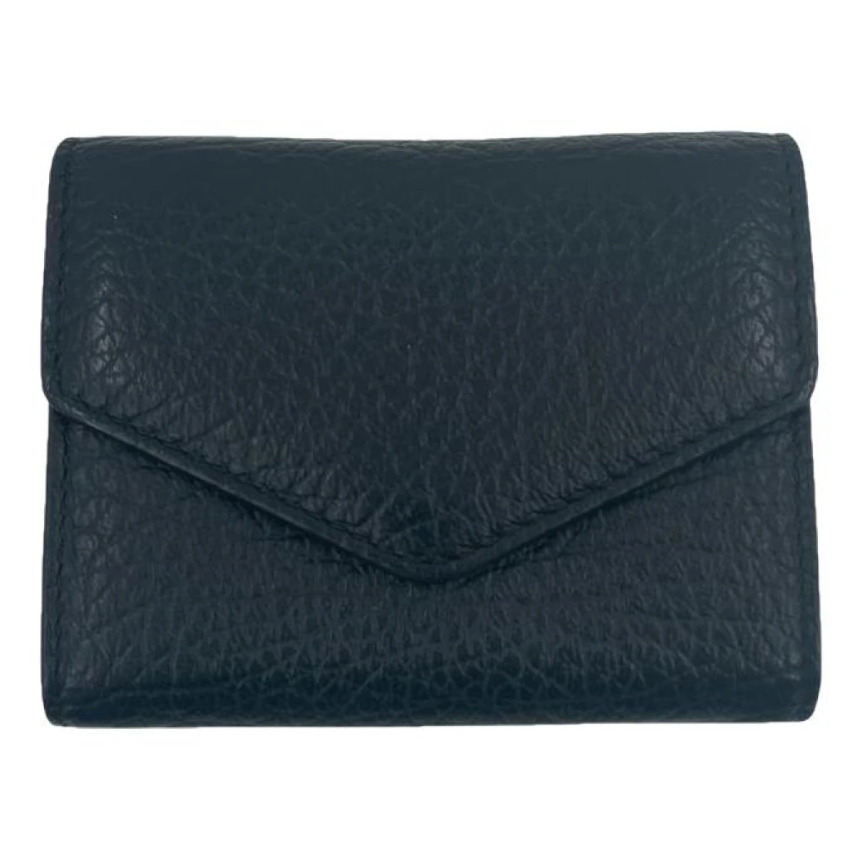 Pre-owned Maison Margiela Leather Wallet In Black
