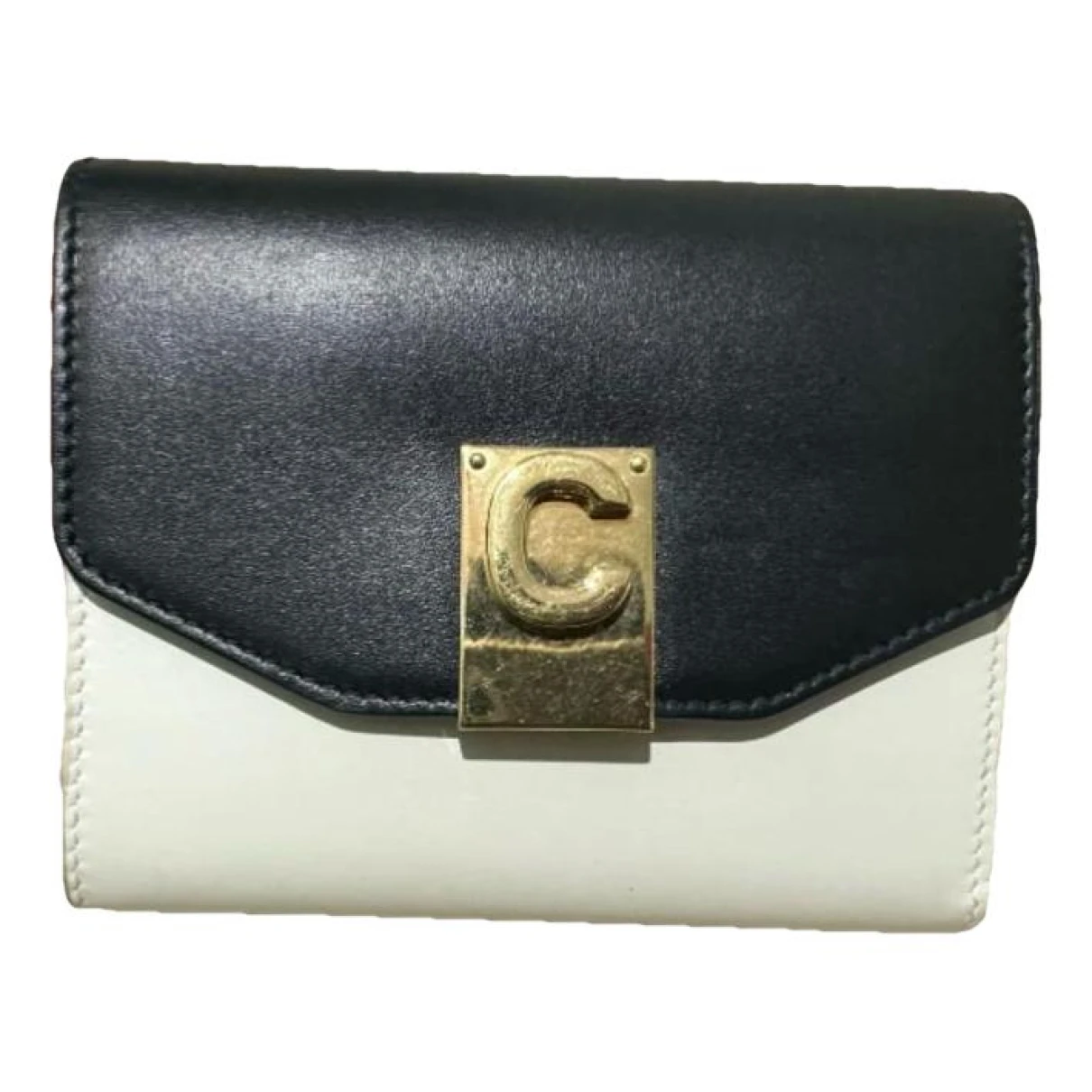 Pre-owned Celine Leather Card Wallet In Other