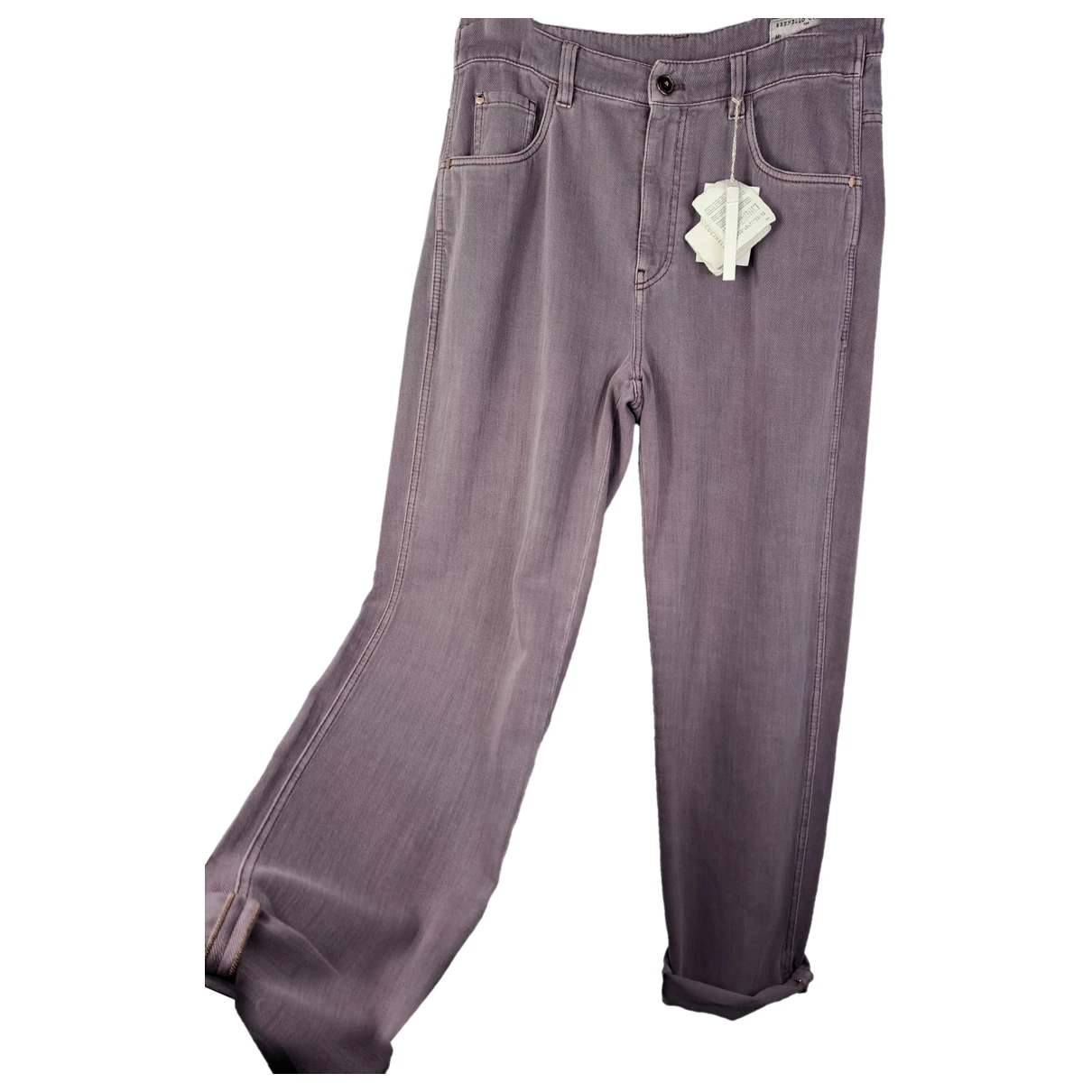 Pre-owned Brunello Cucinelli Large Pants In Purple