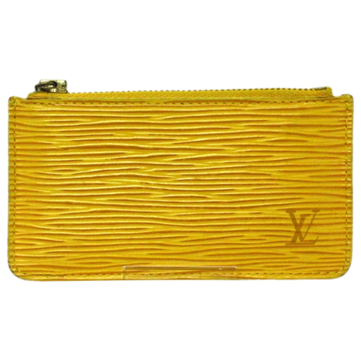 Pre-owned Louis Vuitton Leather Purse In Yellow