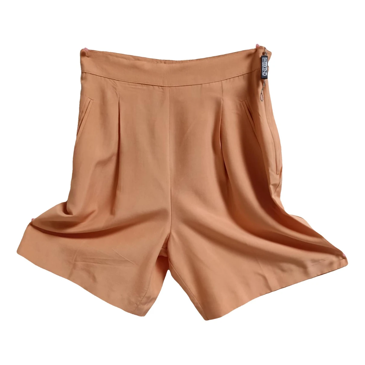 Pre-owned Max Mara Mini Skirt In Orange
