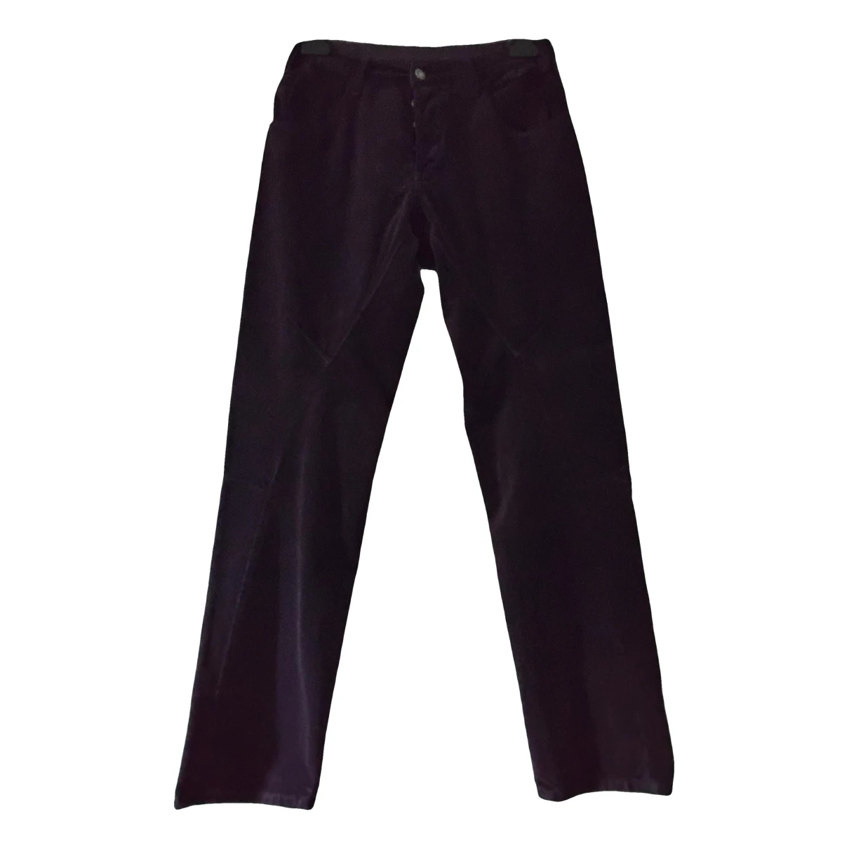 Pre-owned Massimo Alba Trousers In Purple