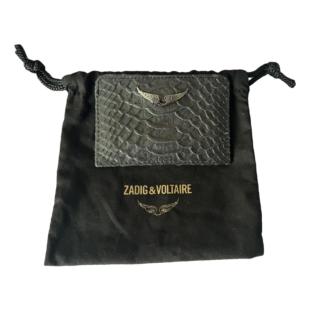 Pre-owned Zadig & Voltaire Leather Wallet In Black