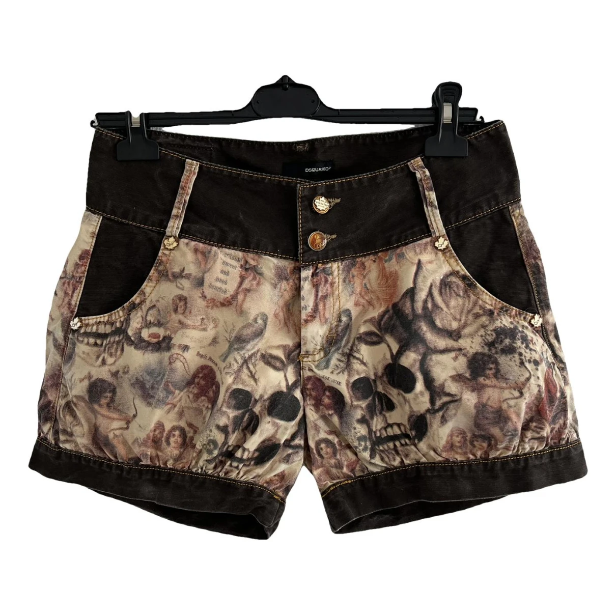 Pre-owned Dsquared2 Shorts In Brown