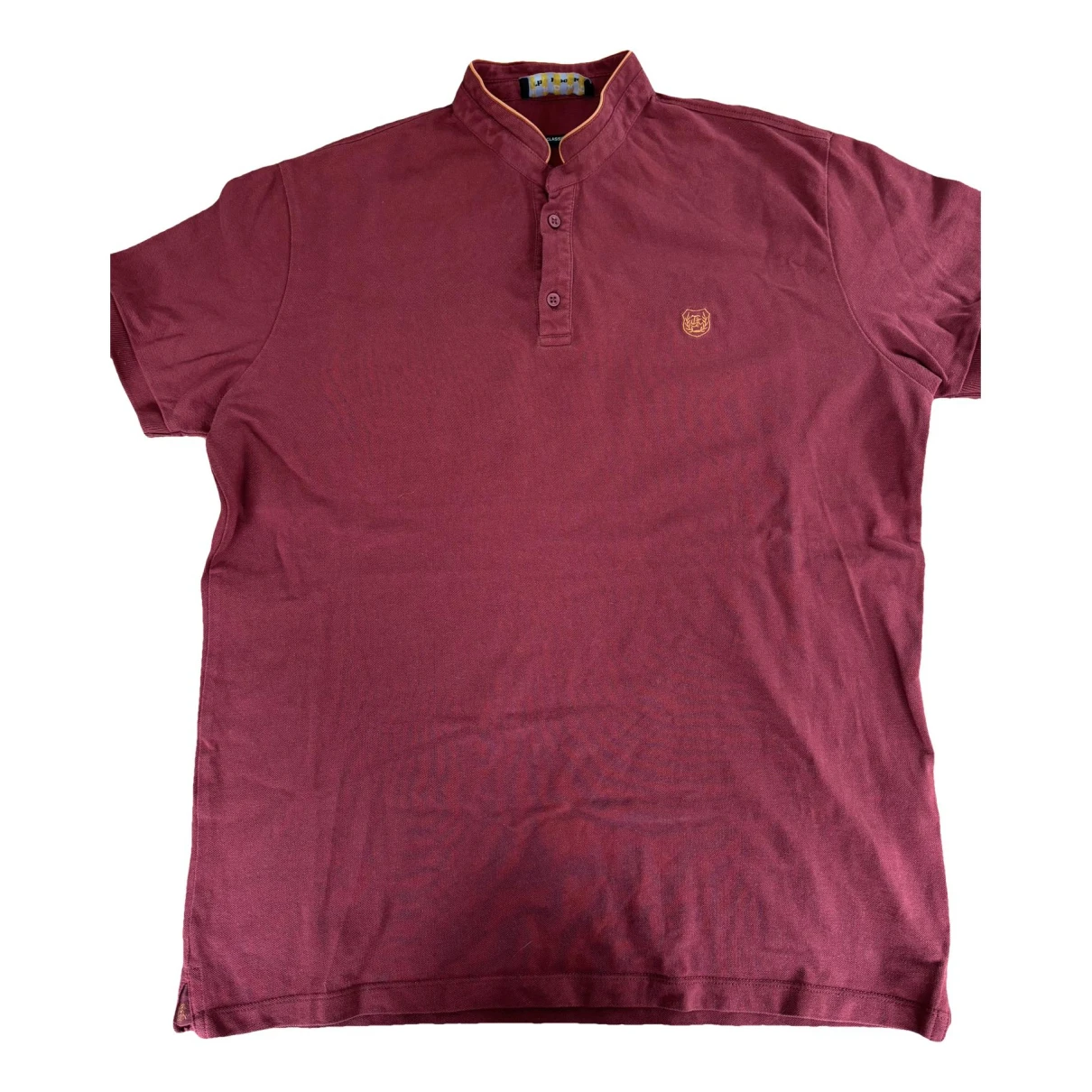 Pre-owned The Kooples Polo Shirt In Burgundy