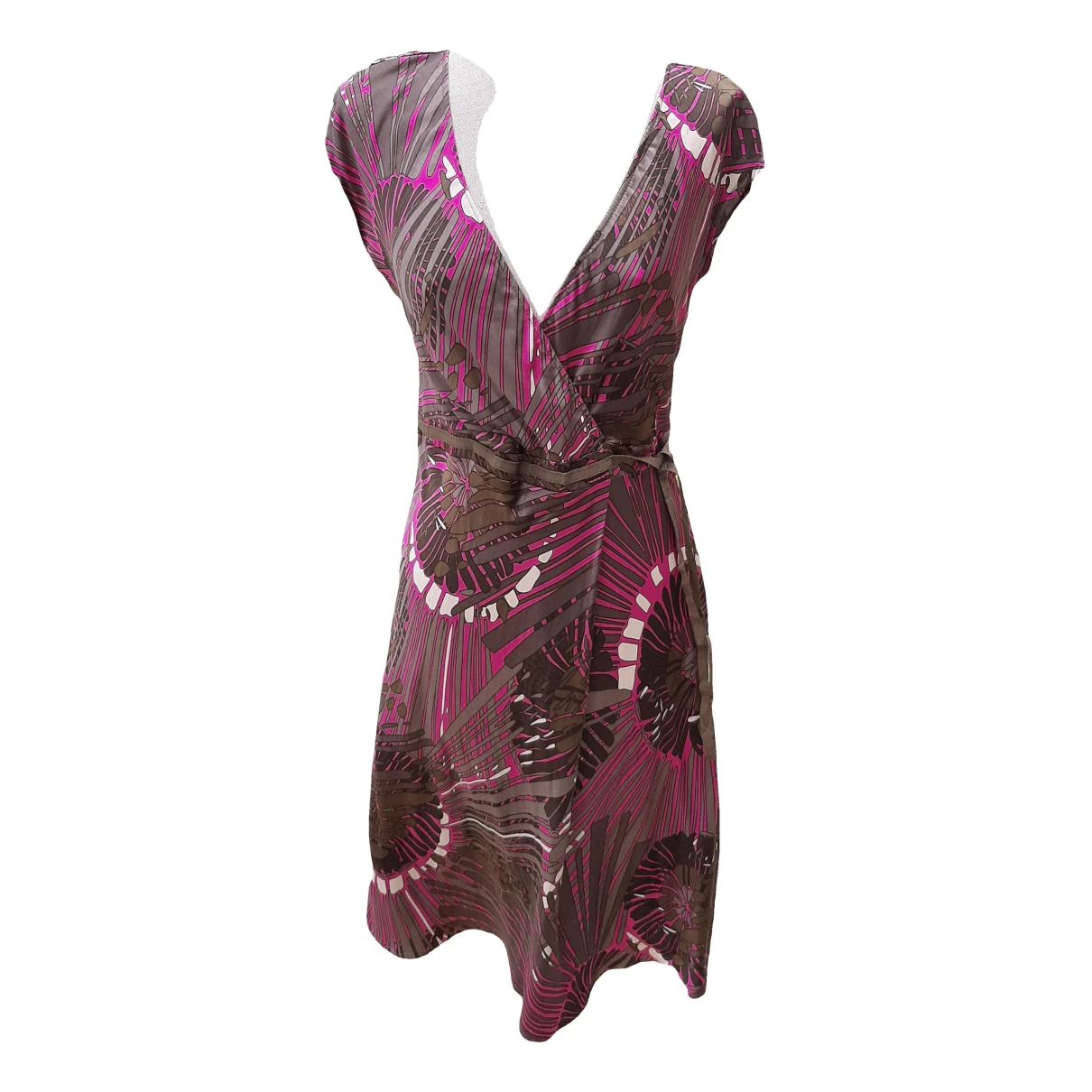 Pre-owned Max & Co Silk Mid-length Dress In Other