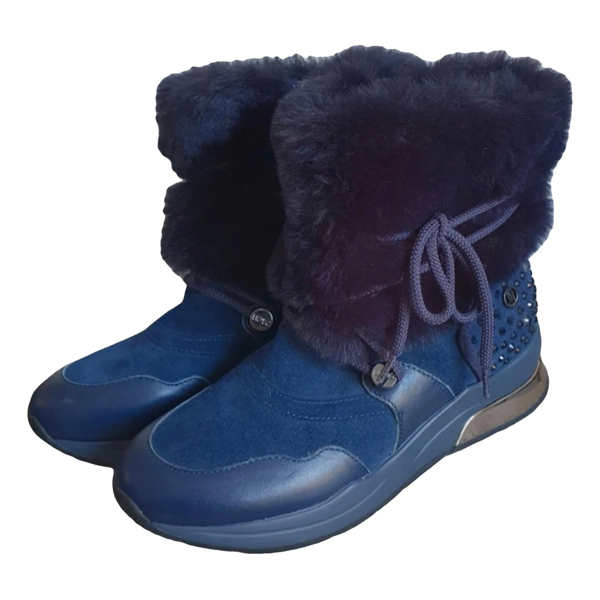 Pre-owned Liujo Leather Boots In Blue