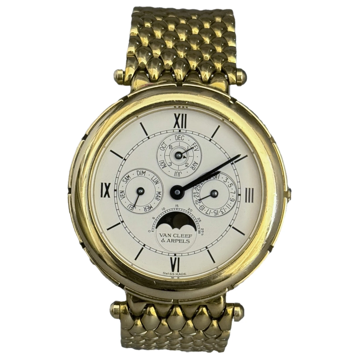 Pre-owned Van Cleef & Arpels Yellow Gold Watch
