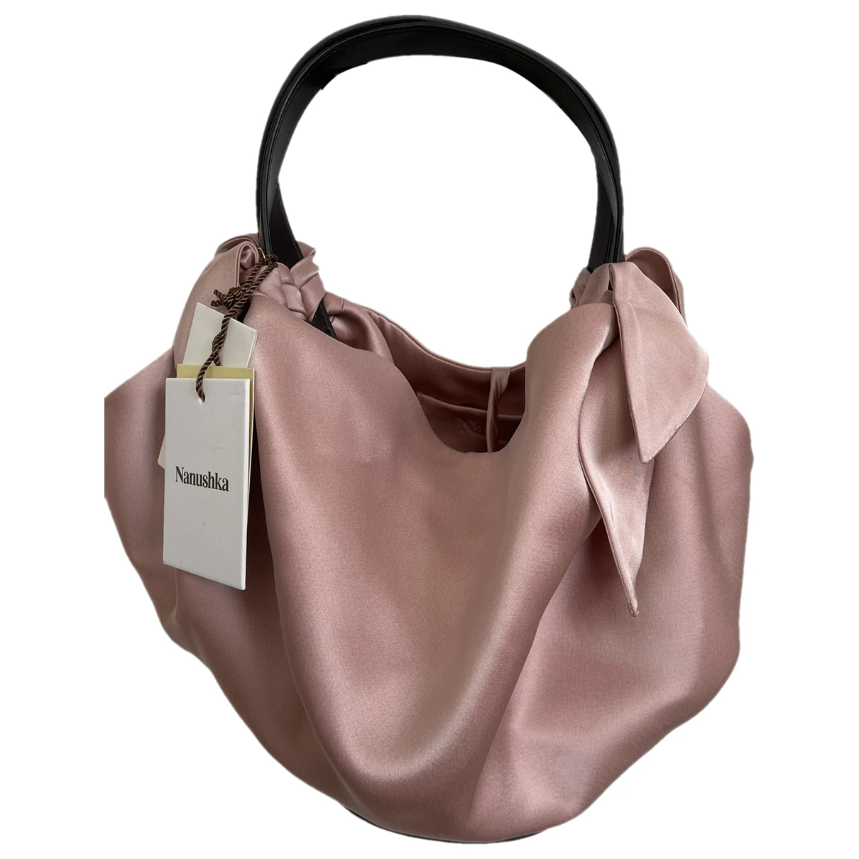 Pre-owned Nanushka Inda Scarf Handbag In Pink