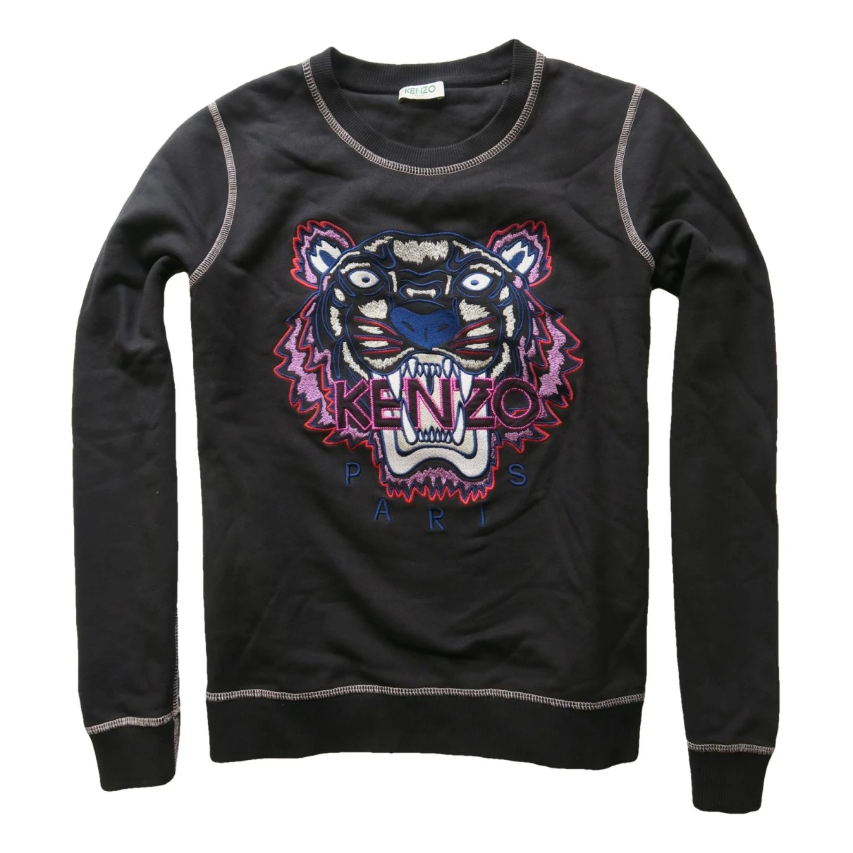 Pre-owned Kenzo Tiger Blouse In Black